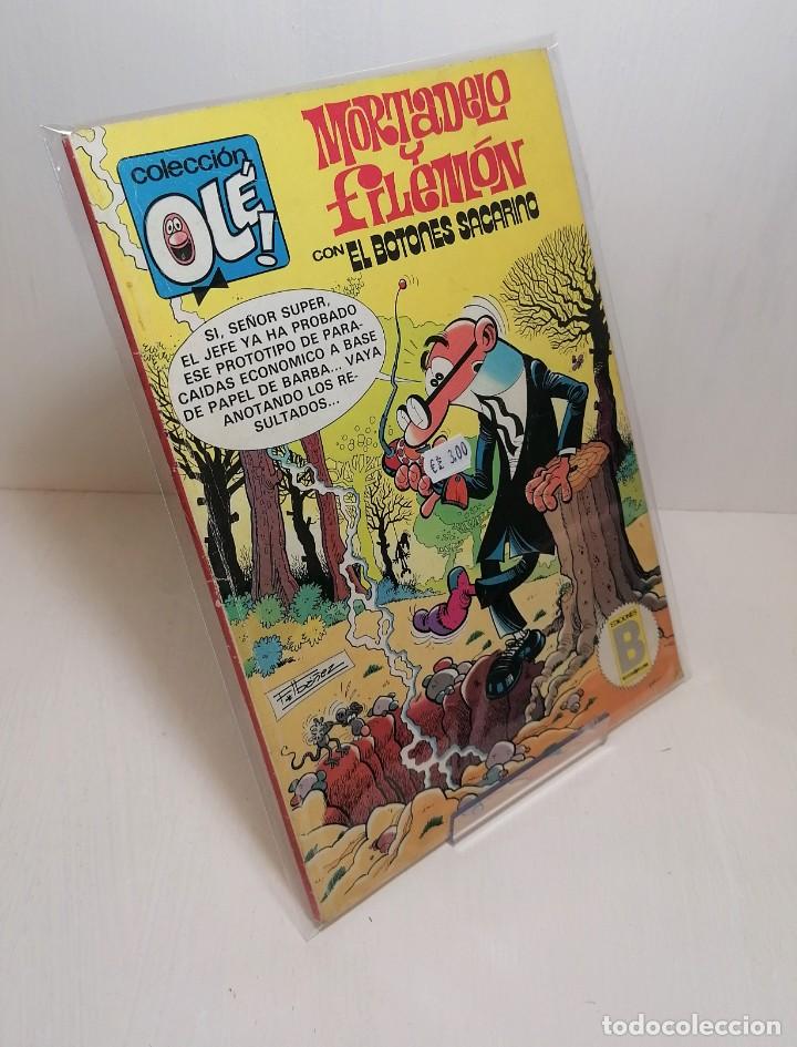C&oacute;mics: Colecci&oacute;n ole: Mortadelo y Filem&oacute;n con el botones sacarino ediciones B - Foto 1