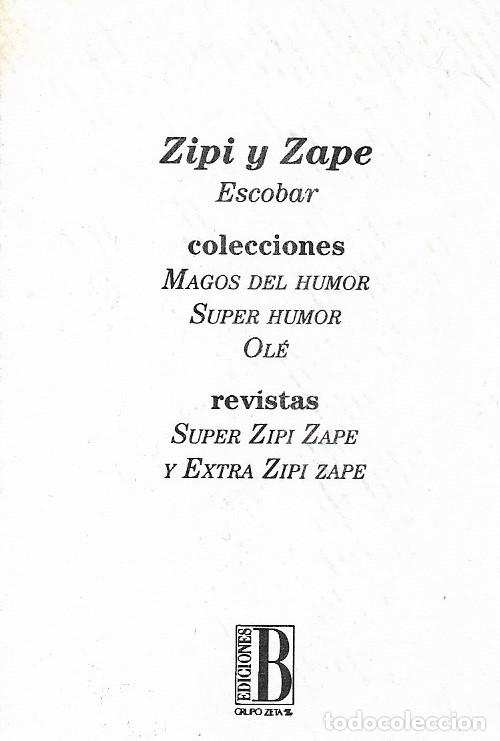 C&oacute;mics: Tarjeta publicitaria de Zipi y Zape - Foto 4