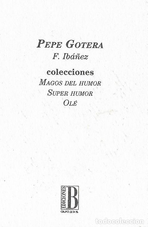 C&oacute;mics: tarjeta publicitaria de Pepe Gotera - Foto 2