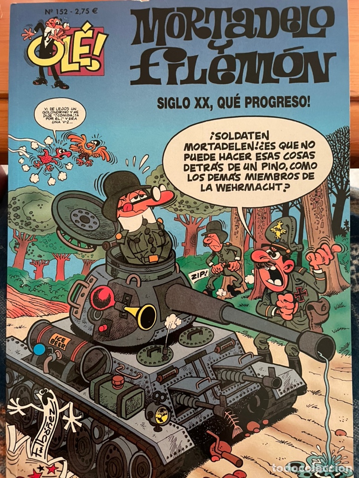 Comics: MORTADELO Y FILEM&Oacute;N. OLE! N&uacute;m.152. Siglo XX, Qu&eacute; Progreso!