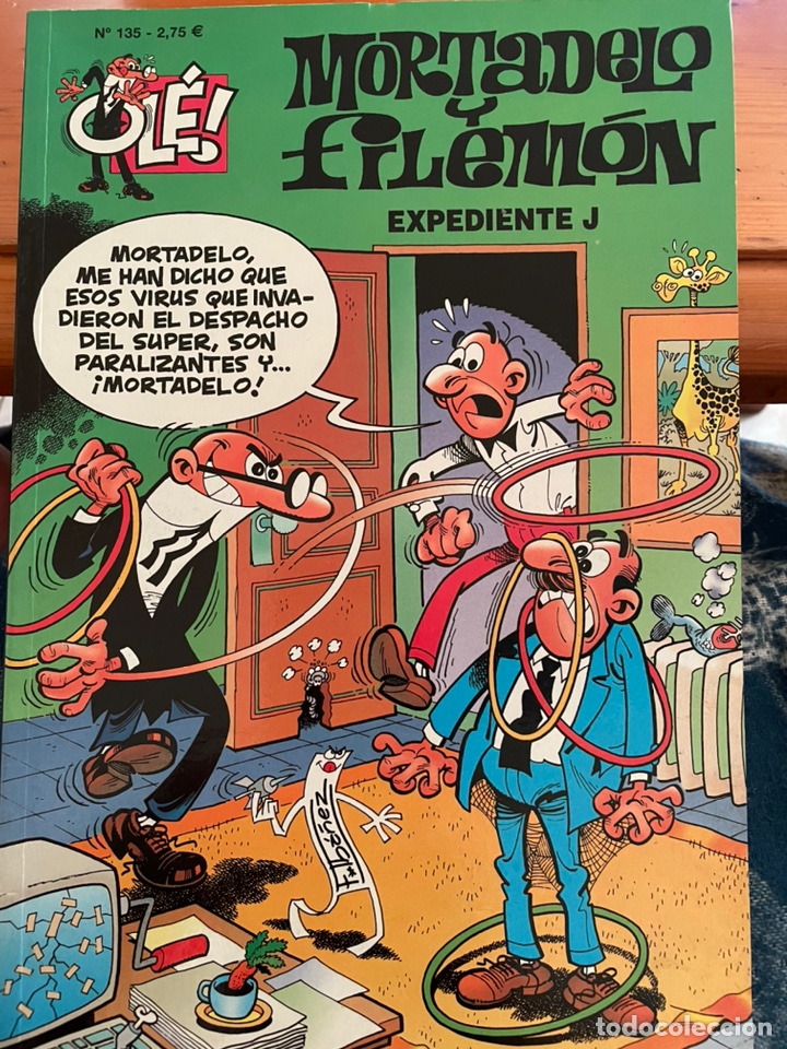 Comics: MORTADELO Y FILEM&Oacute;N. Ole! N&uacute;m. 135. Expediente J