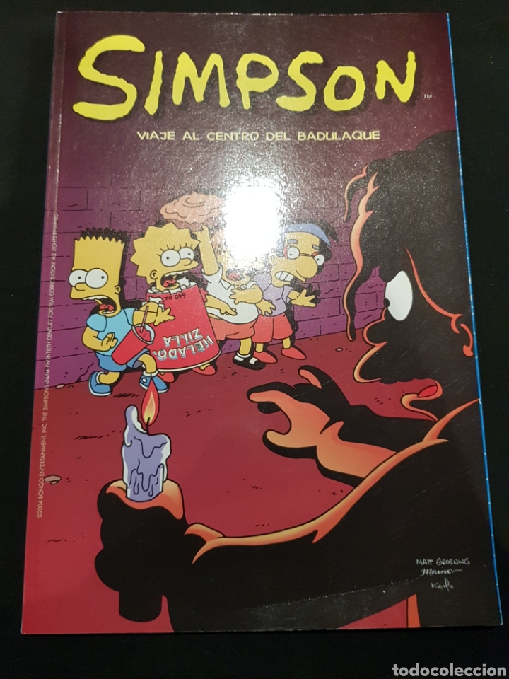 C&oacute;mics: PEDIDO M&Iacute;NIMO 10&euro; + ENV&Iacute;O Simpson. Viaje al centro del Badulaque. Ediciones B. 2004 - Foto 1