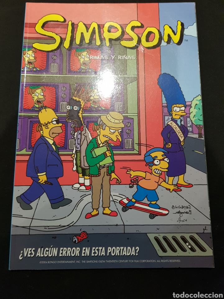 C&oacute;mics: PEDIDO M&Iacute;NIMO 10&euro; + ENV&Iacute;O Simpson. Rimas y ri&ntilde;as. Ediciones B. 2004 - Foto 1