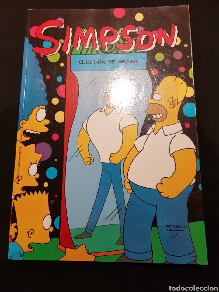 C&oacute;mics: PEDIDO M&Iacute;NIMO 10&euro; + ENV&Iacute;O Simpson. Cuesti&oacute;n de grasa. Ediciones B. 2004 - Foto 1