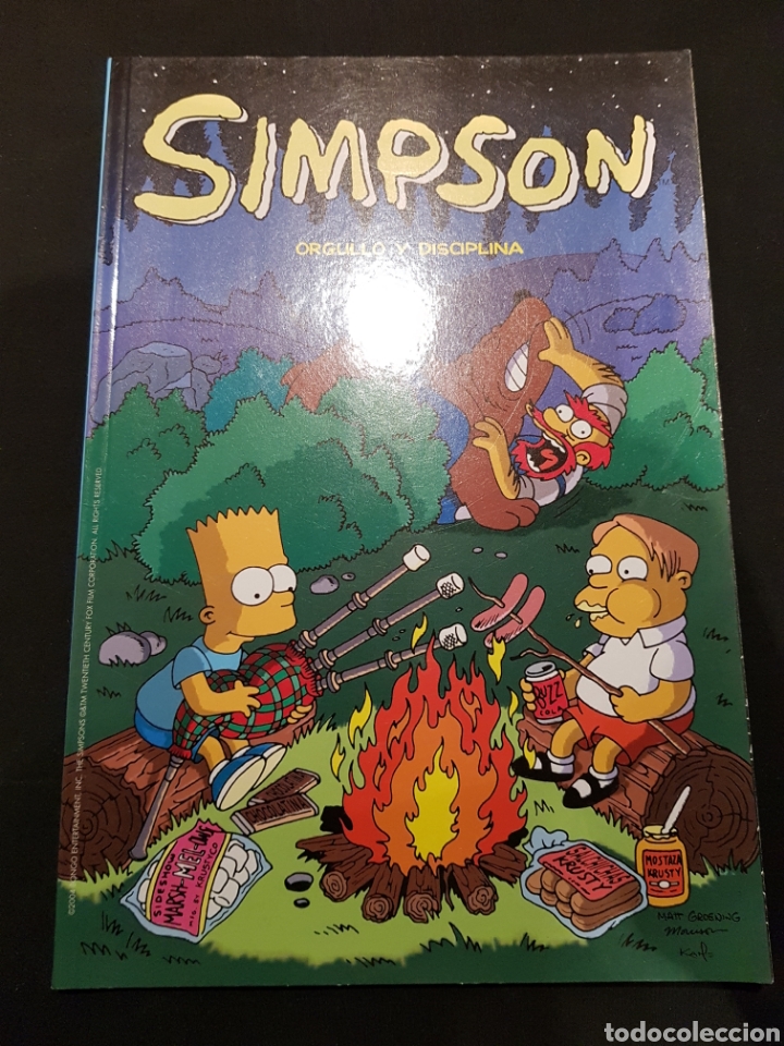C&oacute;mics: PEDIDO M&Iacute;NIMO 10&euro; + ENV&Iacute;O Simpson. Orgullo y disciplina. Ediciones B. 2004 - Foto 1