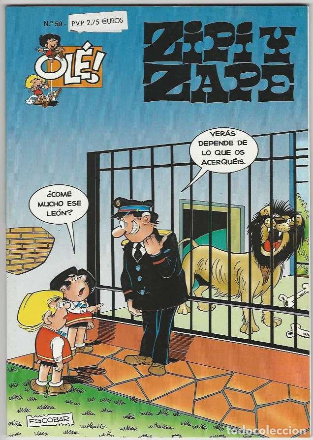 C&oacute;mics: Ediciones B. Ol&eacute;. Zipi y Zape. 59. Con relieve. - Foto 1