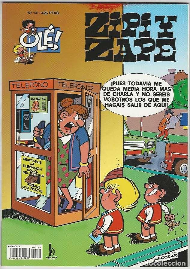 C&oacute;mics: Ediciones B. Ol&eacute;. Zipi y Zape. 14. Sin relieve. - Foto 1