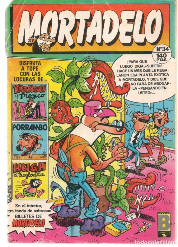 C&oacute;mics: MORTADELO. N&ordm; 34. EDICIONES B. 1987. (Z/C11) - Foto 1