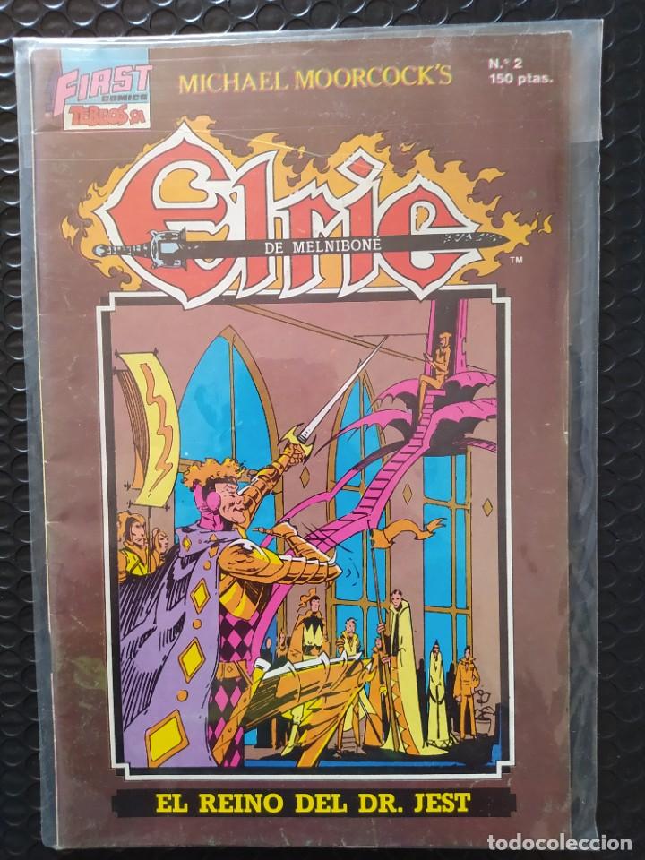 C&oacute;mics: ELRIC DE MELNIBONE # 2 - ROY THOMAS & RUSSELL - FIRST COMICS - TEBEOS S.A-VFN-BOLSA & BACKBOARD - Foto 1