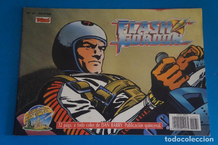 C&oacute;mics: C&Oacute;MIC DE FLASH GORDON A&Ntilde;O 1988 N&ordm; 31 EDICI&Oacute;N HIST&Oacute;RICA DE EDICIONES B S.A - Foto 1