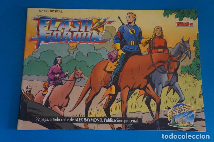 C&oacute;mics: C&Oacute;MIC DE FLASH GORDON A&Ntilde;O 1988 N&ordm; 15 EDICI&Oacute;N HIST&Oacute;RICA DE EDICIONES B S.A - Foto 1