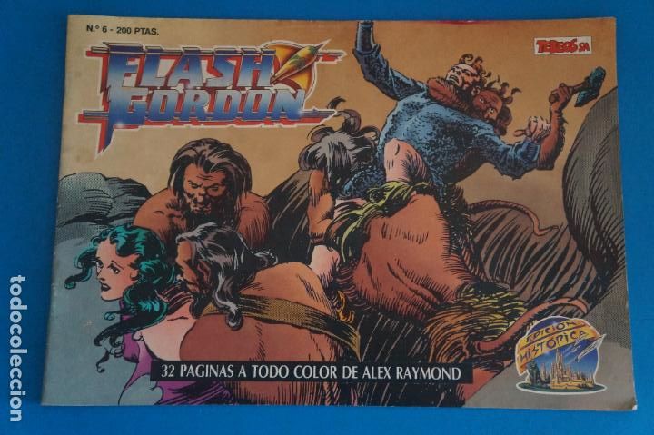 C&oacute;mics: C&Oacute;MIC DE FLASH GORDON A&Ntilde;O 1988 N&ordm; 6 EDICI&Oacute;N HIST&Oacute;RICA DE EDICIONES B S.A - Foto 1