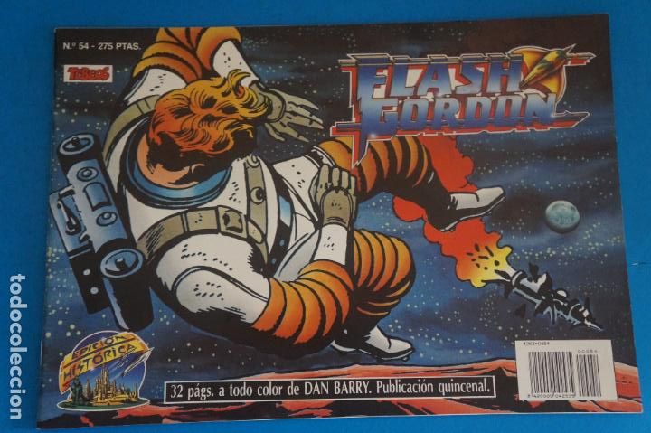 C&oacute;mics: C&Oacute;MIC DE FLASH GORDON A&Ntilde;O 1988 N&ordm; 54 EDICI&Oacute;N HIST&Oacute;RICA DE EDICIONES B S.A - Foto 1