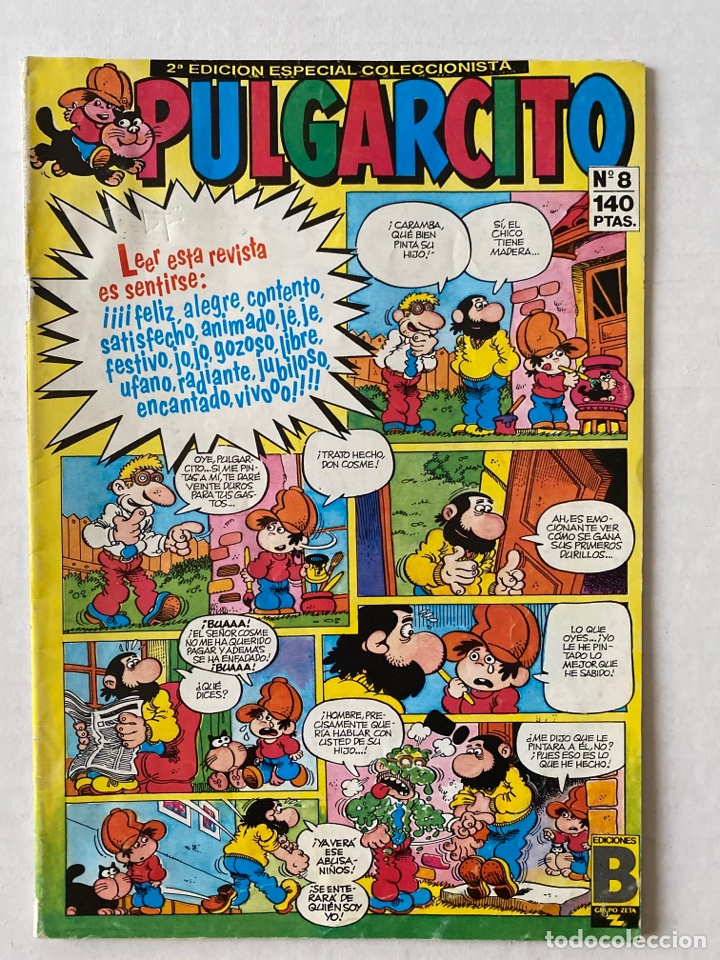 C&oacute;mics: PULGARCITO #8 Ediciones B - Foto 1