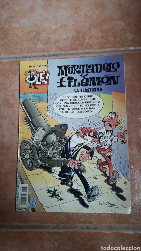 C&oacute;mics: Mortadelo y Filemon La Elasticina N&deg;39 Ol&eacute; Ediciones B - Foto 1