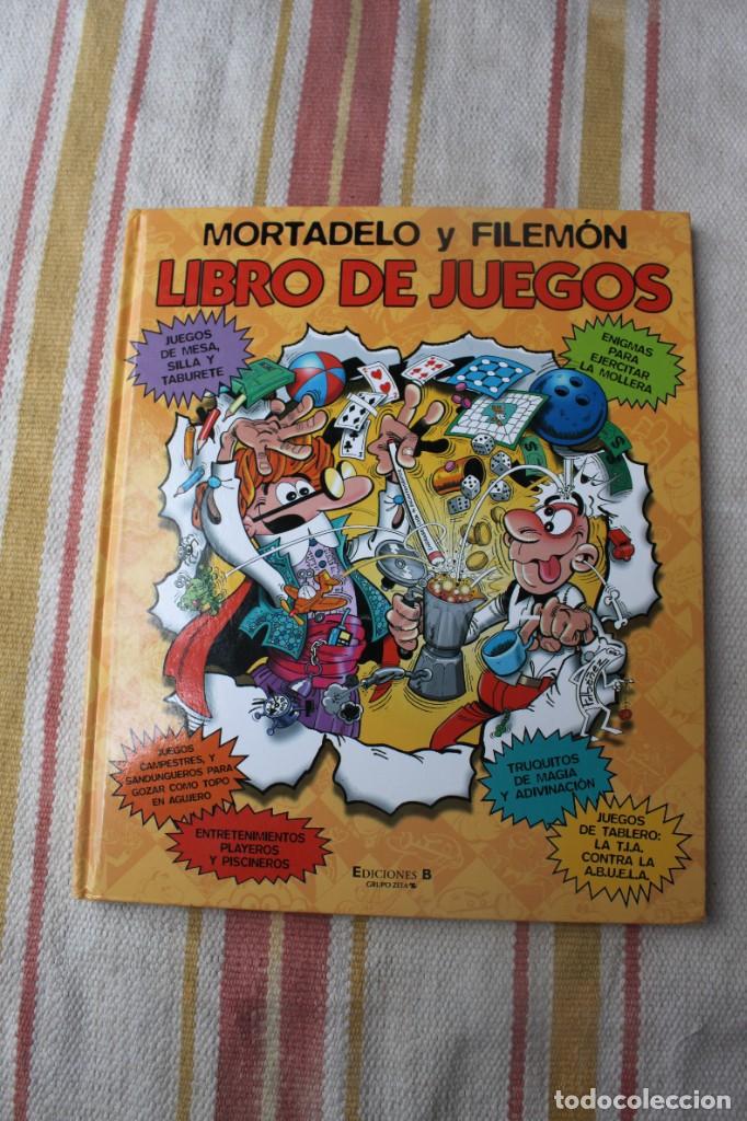 C&oacute;mics: MORTADELO Y FILEMON : LIBRO DE JUEGOS; EDICIONES B - Foto 1
