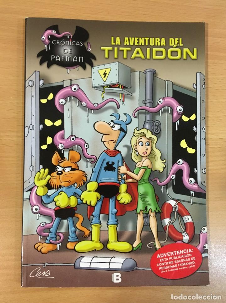 C&oacute;mics: C&Oacute;MIC CR&Oacute;NICAS DE PAFMAN n&ordm; 2 - LA AVENTURA DEL TITAID&Oacute;N. EDICIONES B, 1&ordf; ED. 2013 - Foto 1