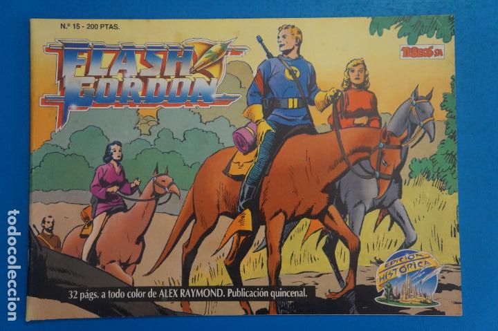 C&oacute;mics: COMIC DE FLASH GORDON N&ordm; 15 A&Ntilde;O 1988 DE EDICIONES B EDICION HISTORICA - Foto 1