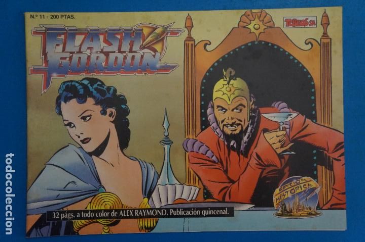 C&oacute;mics: COMIC DE FLASH GORDON N&ordm; 11 A&Ntilde;O 1988 DE EDICIONES B EDICION HISTORICA - Foto 1