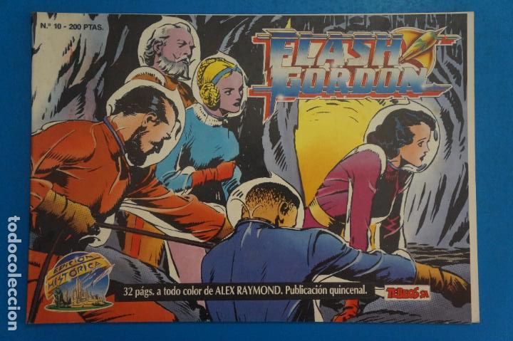 C&oacute;mics: COMIC DE FLASH GORDON N&ordm; 10 A&Ntilde;O 1988 DE EDICIONES B EDICION HISTORICA - Foto 1