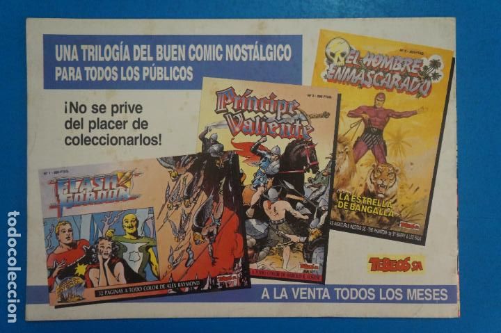 C&oacute;mics: COMIC DE FLASH GORDON N&ordm; 24 A&Ntilde;O 1988 DE EDICIONES B EDICION HISTORICA - Foto 2