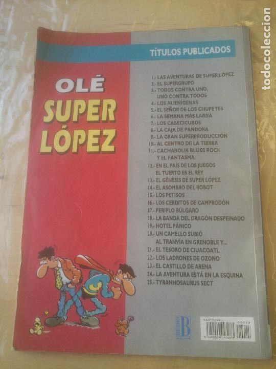 C&oacute;mics: SUPER LOPEZ OLE N&ordm; 13. 1&ordf; EDICION RELIEVE 1994, EDICIONES B. - Foto 2