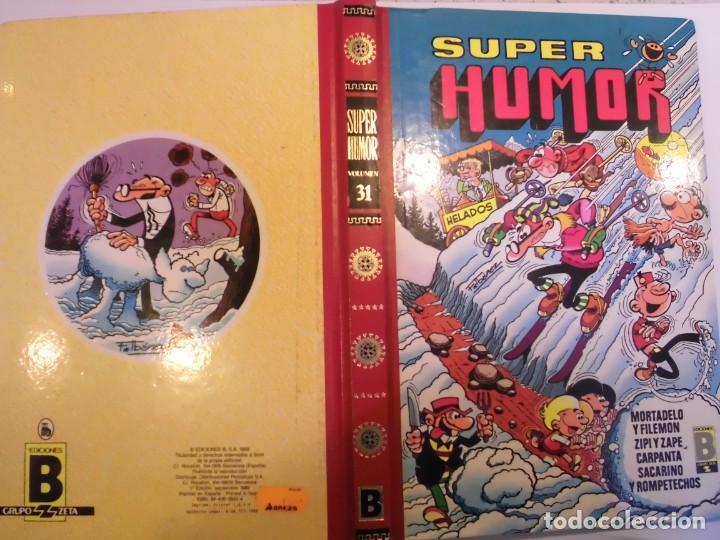 C&oacute;mics: SUPER HUMOR NUM 31 - EDICIONES B - 1989 - PRIMERA EDICION - Foto 2