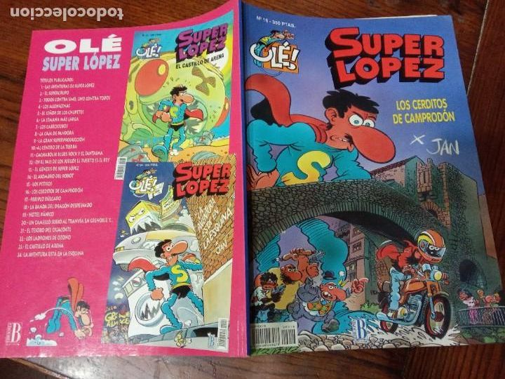 C&oacute;mics: Ol&eacute;! Super Lopez n&ordm; 16, Los cerditos de Camprodon, ediciones B. - Foto 2