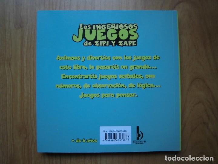 C&oacute;mics: LOS INGENIOSOS JUEGOS DE ZIPI Y ZAPE EDICIONES B - Foto 2