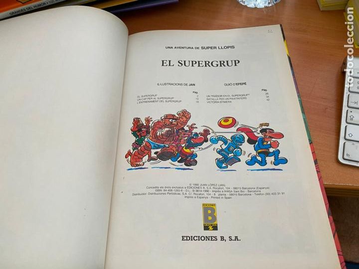 C&oacute;mics: MESTRES DE LHUMOR SUPER LLOPIS 14 EL SUPERGRUP (EDICIONES B) (COB207) - Foto 3