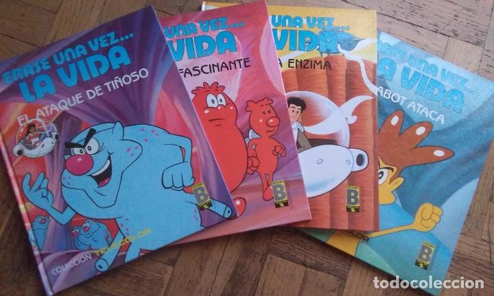 C&oacute;mics: 4 libros de &Eacute;rase una vez la vida - Telecolor - 1985 - Foto 1