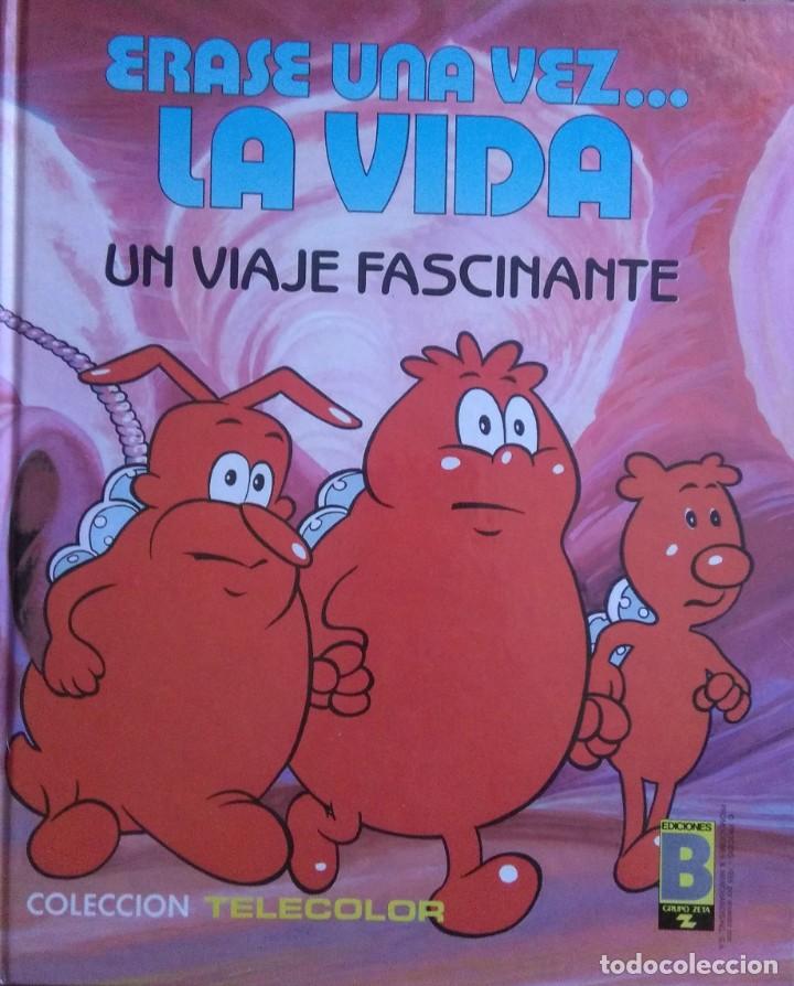 C&oacute;mics: 4 libros de &Eacute;rase una vez la vida - Telecolor - 1985 - Foto 3