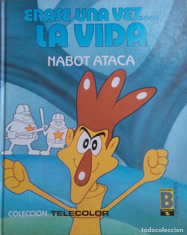 C&oacute;mics: 4 libros de &Eacute;rase una vez la vida - Telecolor - 1985 - Foto 5