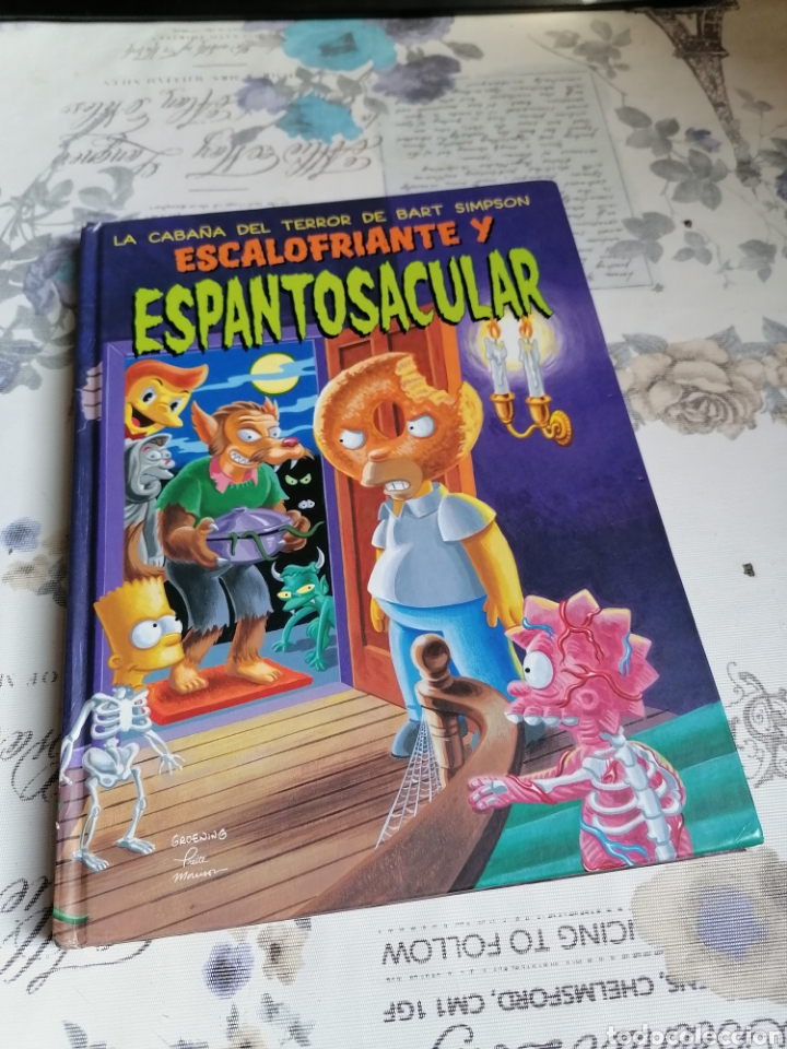 C&oacute;mics: LA CABA&Ntilde;A DEL TERROR DE BART SIMPSON ESCALOFRIANTE Y ESPANTOSACULAR. EDICIONES B - Foto 2
