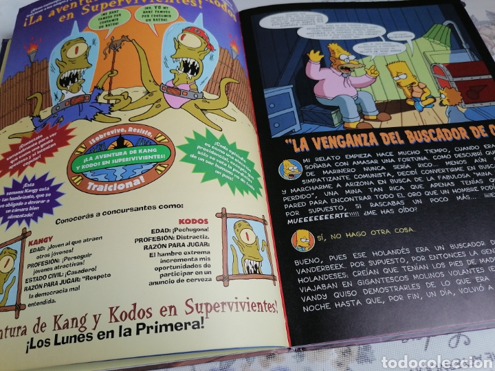 C&oacute;mics: LA CABA&Ntilde;A DEL TERROR DE BART SIMPSON ESCALOFRIANTE Y ESPANTOSACULAR. EDICIONES B - Foto 5