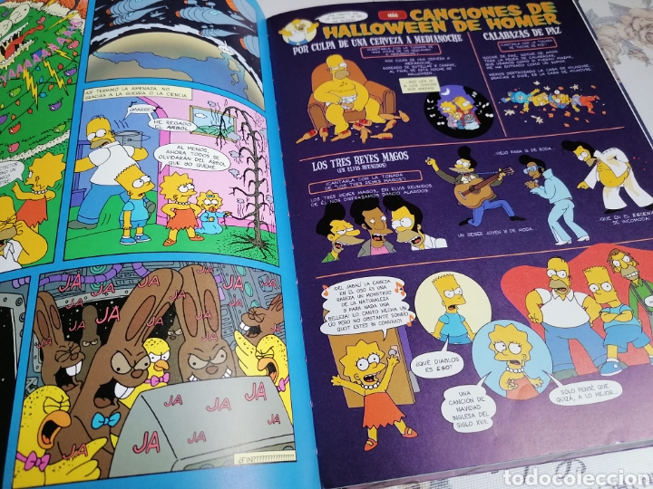 C&oacute;mics: LA CABA&Ntilde;A DEL TERROR DE BART SIMPSON ESCALOFRIANTE Y ESPANTOSACULAR. EDICIONES B - Foto 6