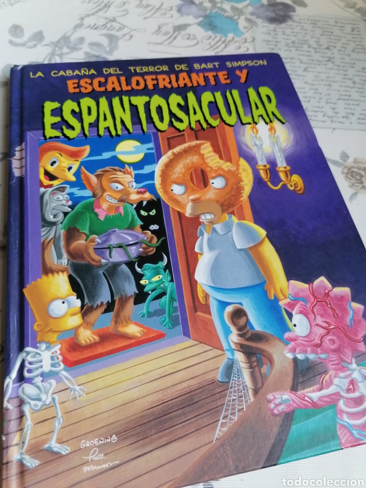C&oacute;mics: LA CABA&Ntilde;A DEL TERROR DE BART SIMPSON ESCALOFRIANTE Y ESPANTOSACULAR. EDICIONES B - Foto 1