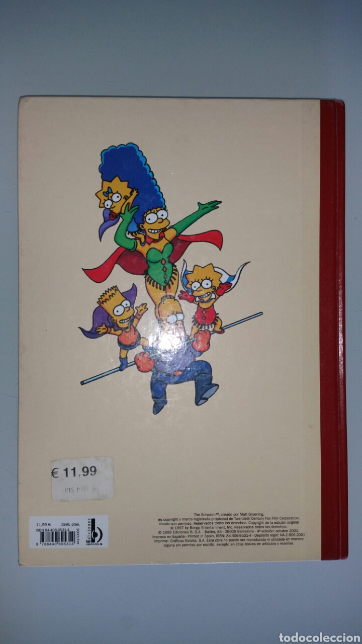 C&oacute;mics: Super Simpson n. 5. Matt Groening, 4a edici&oacute;n: octubre 2001. - Foto 3