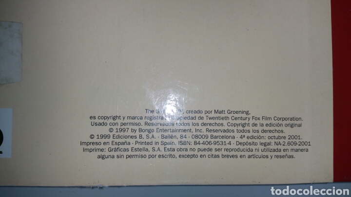 C&oacute;mics: Super Simpson n. 5. Matt Groening, 4a edici&oacute;n: octubre 2001. - Foto 5