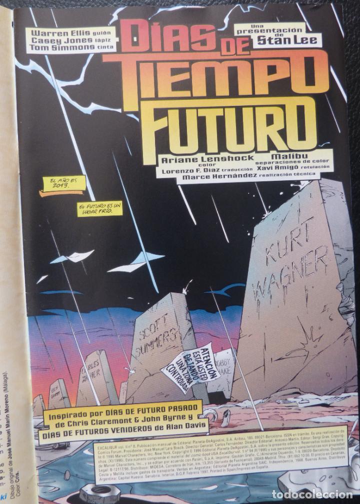 C&oacute;mics: Comic Excalibur,Numero 8,Marvel Comics,Forum,X-Men,A&ntilde;o 1996 - Foto 2