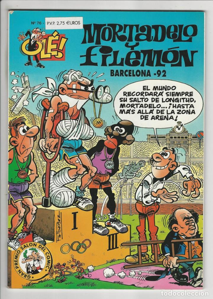C&oacute;mics: Ediciones B. Colecci&oacute;n Ol&eacute; Mortadelo y Filem&oacute;n. 76 - Foto 1