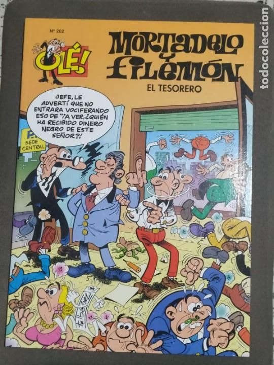 C&oacute;mics: OLE MORTADELO Y FILEMON 202 EL TESORERO PRIMERA EDICION - Foto 1