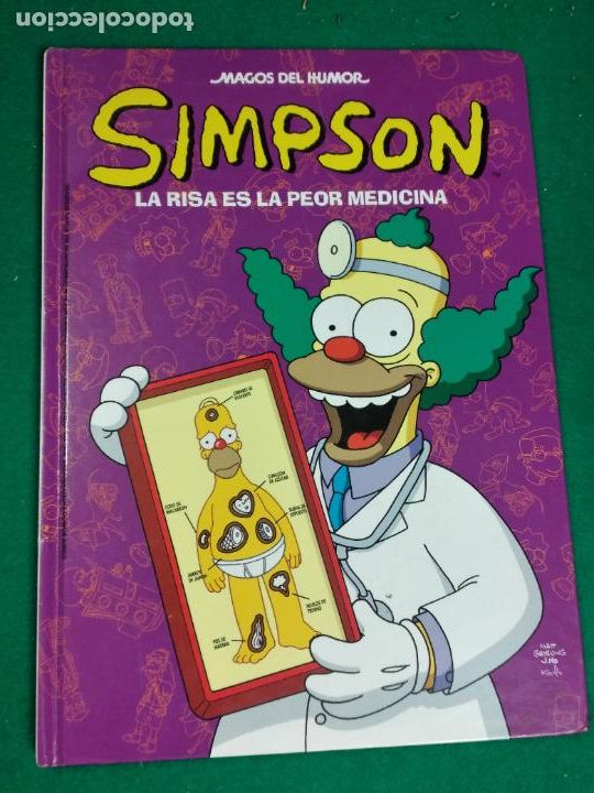 C&oacute;mics: SIMPSON. LA RISA ES LA PEOR MEDICINA.. MAGOS DEL HUMOR N&ordm; 22. EDICIONES B. - Foto 1