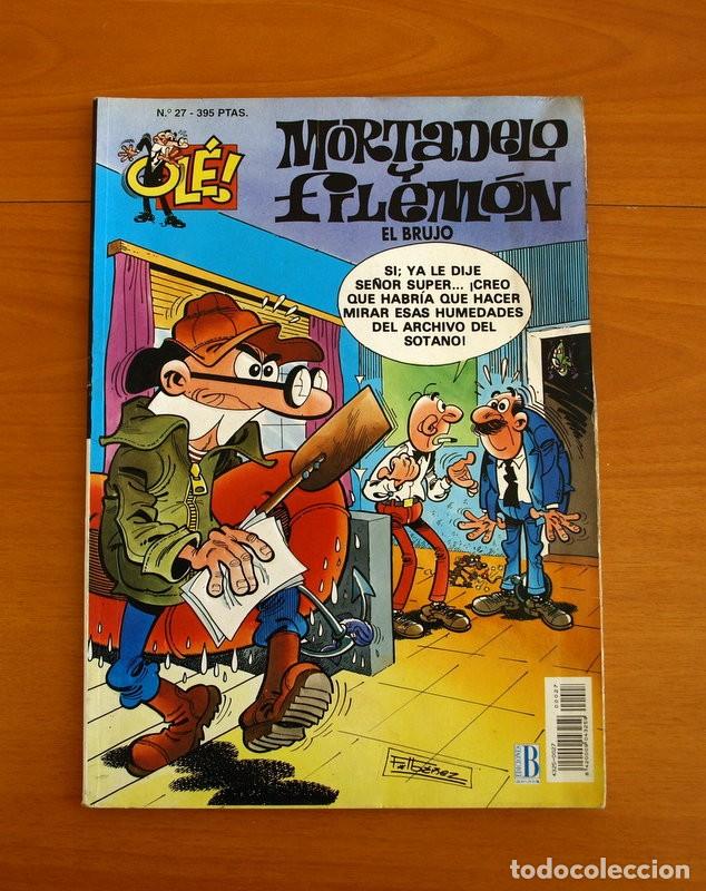 C&oacute;mics: Mortadelo y Filem&oacute;n - N&ordm; 27, El Brujo - Ediciones B a&ntilde;o 1996 - 1&ordf; Edici&oacute;n OL&Eacute; - Foto 1