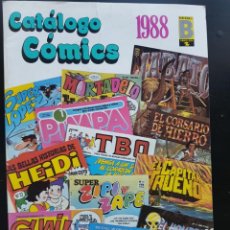 Comics: TEBEO / CÓMIC NUEVO CATÁLOGO DE CÓMICS 1988 EDICIONES B ORIGINAL. Lote 301866978