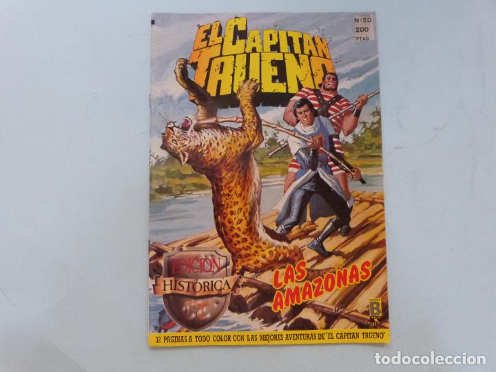 C&oacute;mics: COMIC DE EL CAPITAN TRUENO N&ordm; 50 A&Ntilde;O 1987 DE EDICIONES B EDICION HISTORICA - Foto 1