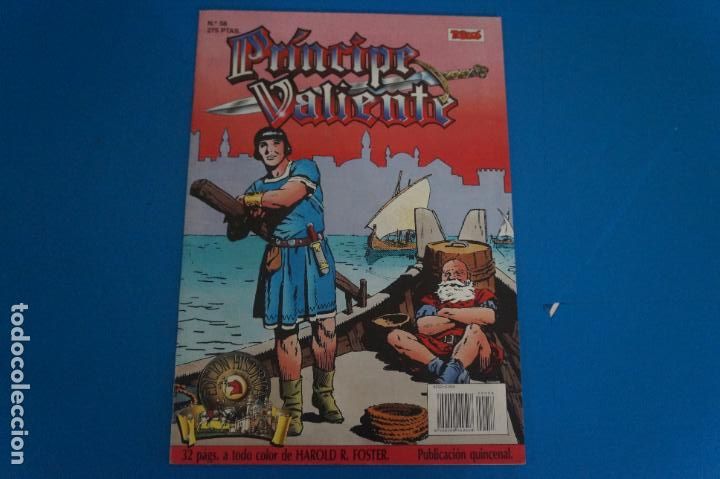 C&oacute;mics: COMIC DE PRINCIPE VALIENTE N&ordm; 58 A&Ntilde;O 1988 DE EDICIONES B EDICION HISTORICA - Foto 1