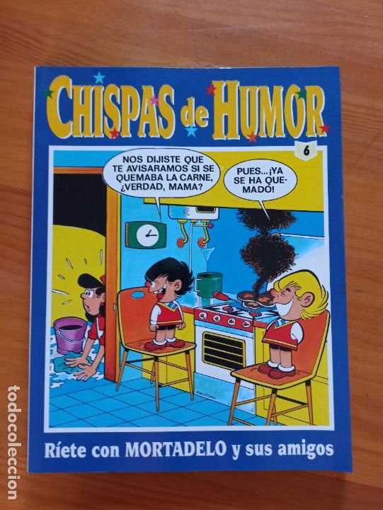 C&oacute;mics: CHISPAS DE HUMOR N&ordm; 6 - MORTADELO - EDICIONES B (HL) - Foto 1