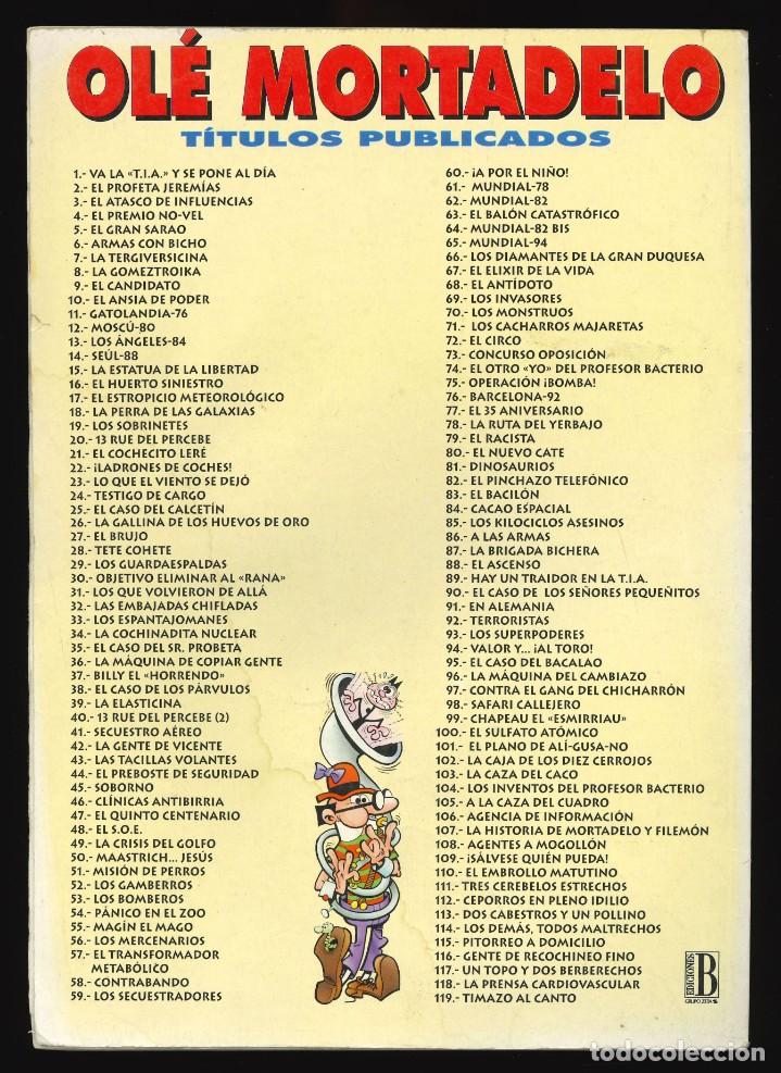 C&oacute;mics: MORTADELO Y FILEM&Oacute;N - EDICIONES B / N&Uacute;MERO 9 (2&ordf; EDICI&Oacute;N) 1996 - Foto 2