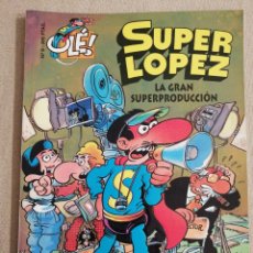 Cómics: SUPERLÓPEZ OLÉ 9 LA GRAN SUPERPRODUCCIÓN JAN SÚPER LÓPEZ ED B 1 EDICIÓN OCTUBRE 1995. Lote 307694643